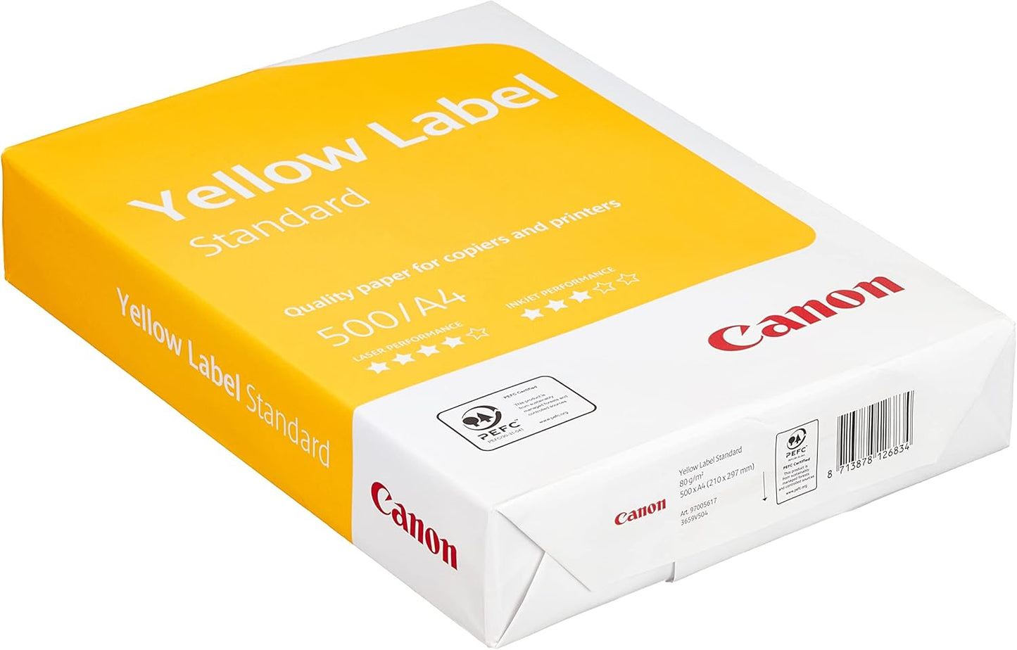CANON WOP512 YELLOW LABEL 80GSM A3 500 PEFC