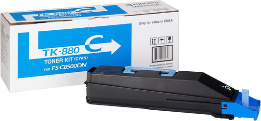 KYOCERA TK-880C toner cartridge Original Cyan