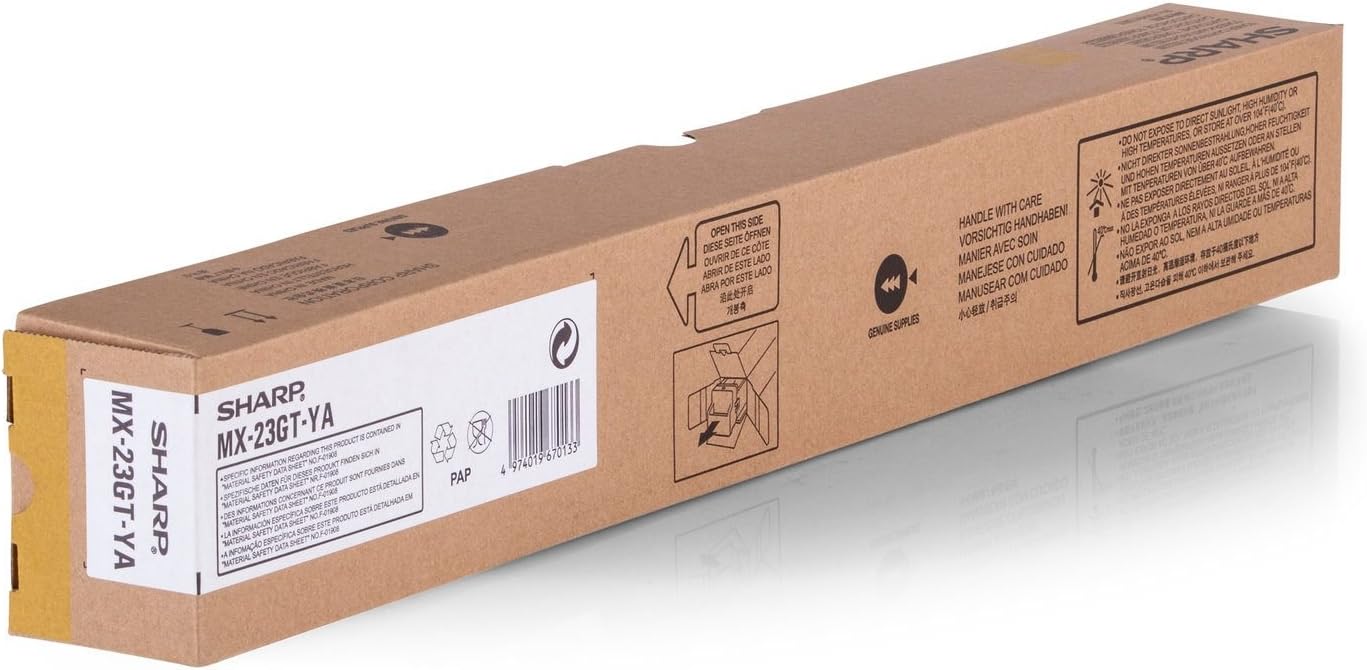 KATUN 43414 SHARP MX2310 YELLOW DUAL LABEL LARGE AND SMALL, MX23GTYA