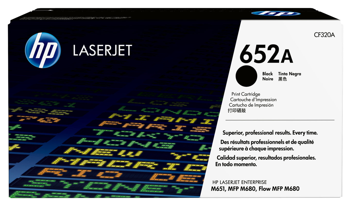 HP 652A Black Original LaserJet Toner Cartridge