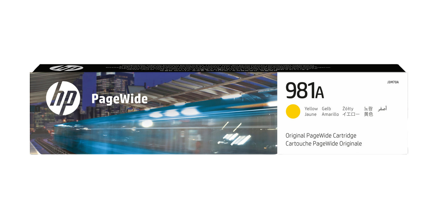 HP 981A Yellow Original PageWide Cartridge