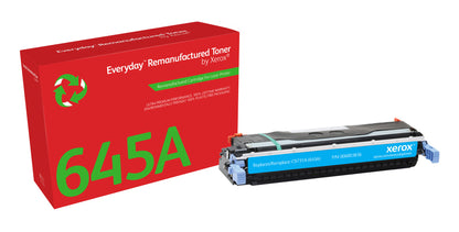 Everyday ™ Cyan Toner by Xerox compatible with HP 645A (C9731A), Standard capacity