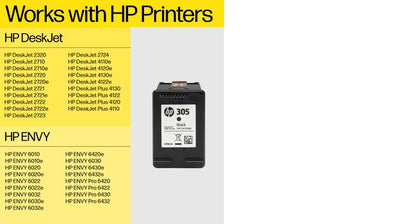 HP 305 Black Original Ink Cartridge