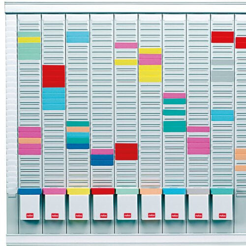 Nobo T-Card Annual 12 Month Planning Kit 32 Slot