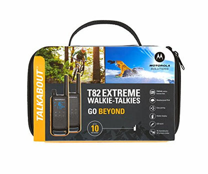 Motorola T82 Extreme Twin Pack two-way radio 16 channels Black, Orange