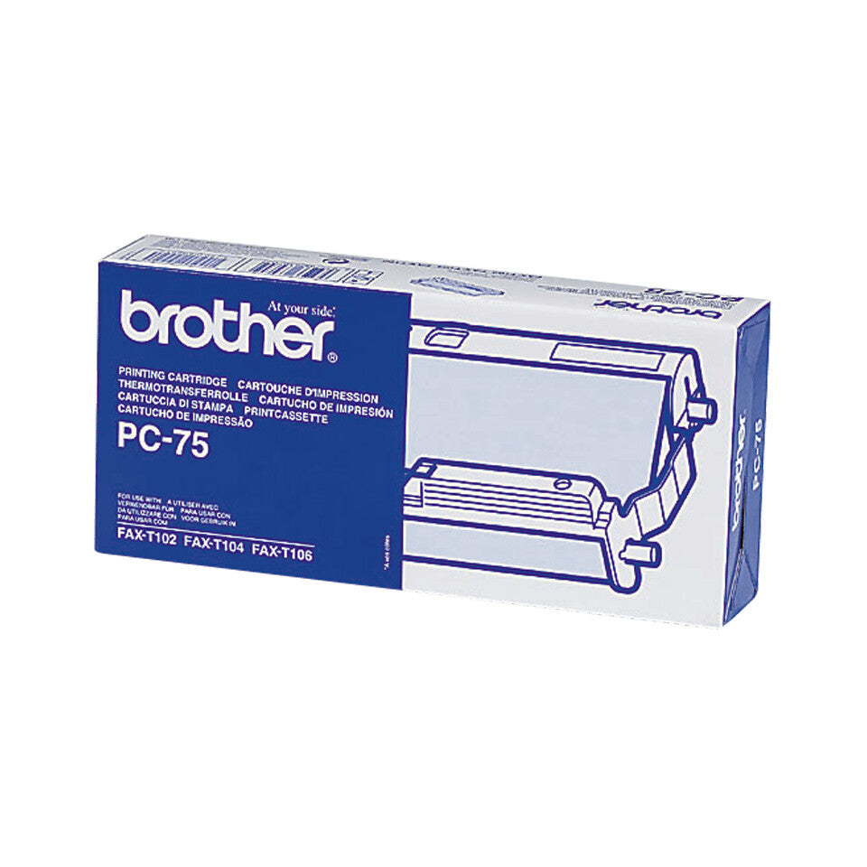 Brother PC-75 fax supply Fax cartridge + ribbon 144 pages Black 1 pc(s)