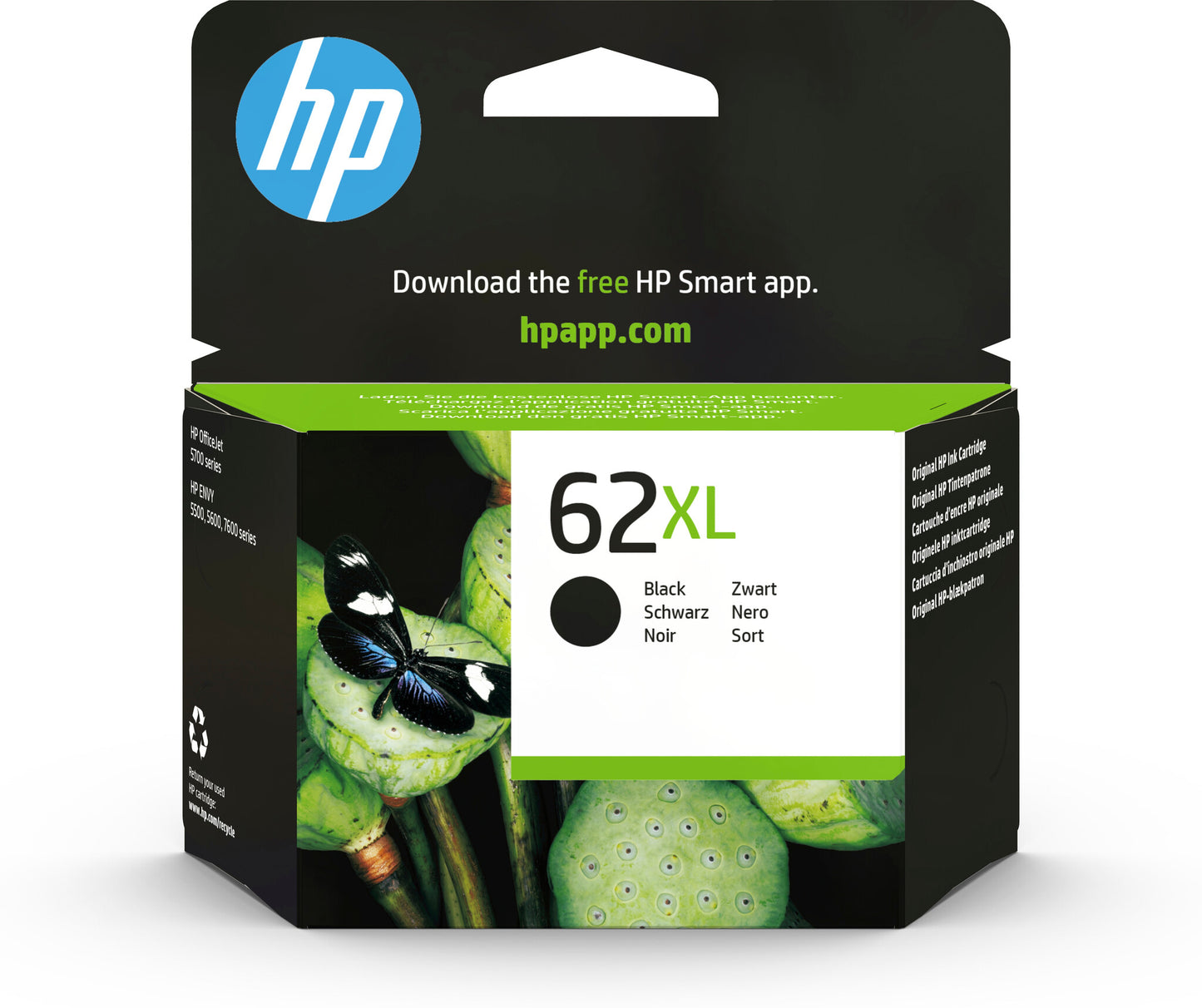 HP 62XL High Yield Black Original Ink Cartridge