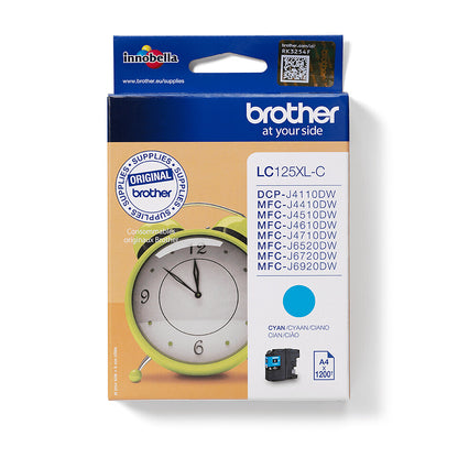 Brother LC-125XLC ink cartridge 1 pc(s) Original Cyan