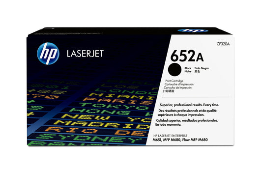 HP 652A Black Original LaserJet Toner Cartridge