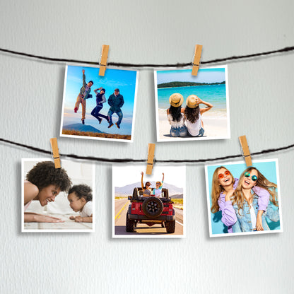 HP Advanced Photo Paper Glossy 65 lb 5 x 5 in. (127 x 127 mm) 20 sheets