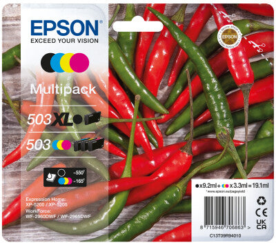 Epson C13T09R94010 ink cartridge 4 pc(s) Original High (XL) Yield Black, Cyan, Magenta, Yellow