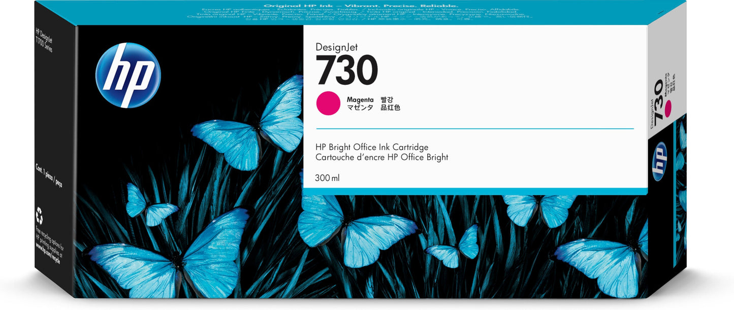 HP 730 300-ml Magenta DesignJet Ink Cartridge