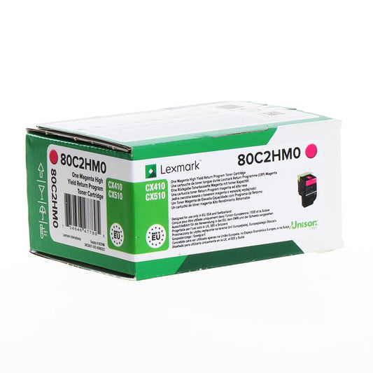 Lexmark 80C2HM0 toner cartridge 1 pc(s) Original Magenta