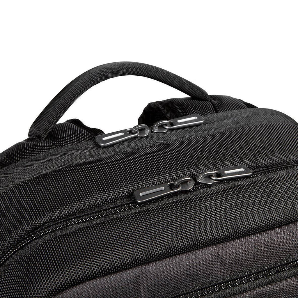 Targus CitySmart backpack Casual backpack Black, Grey Faux leather, Polyurethane (PU)