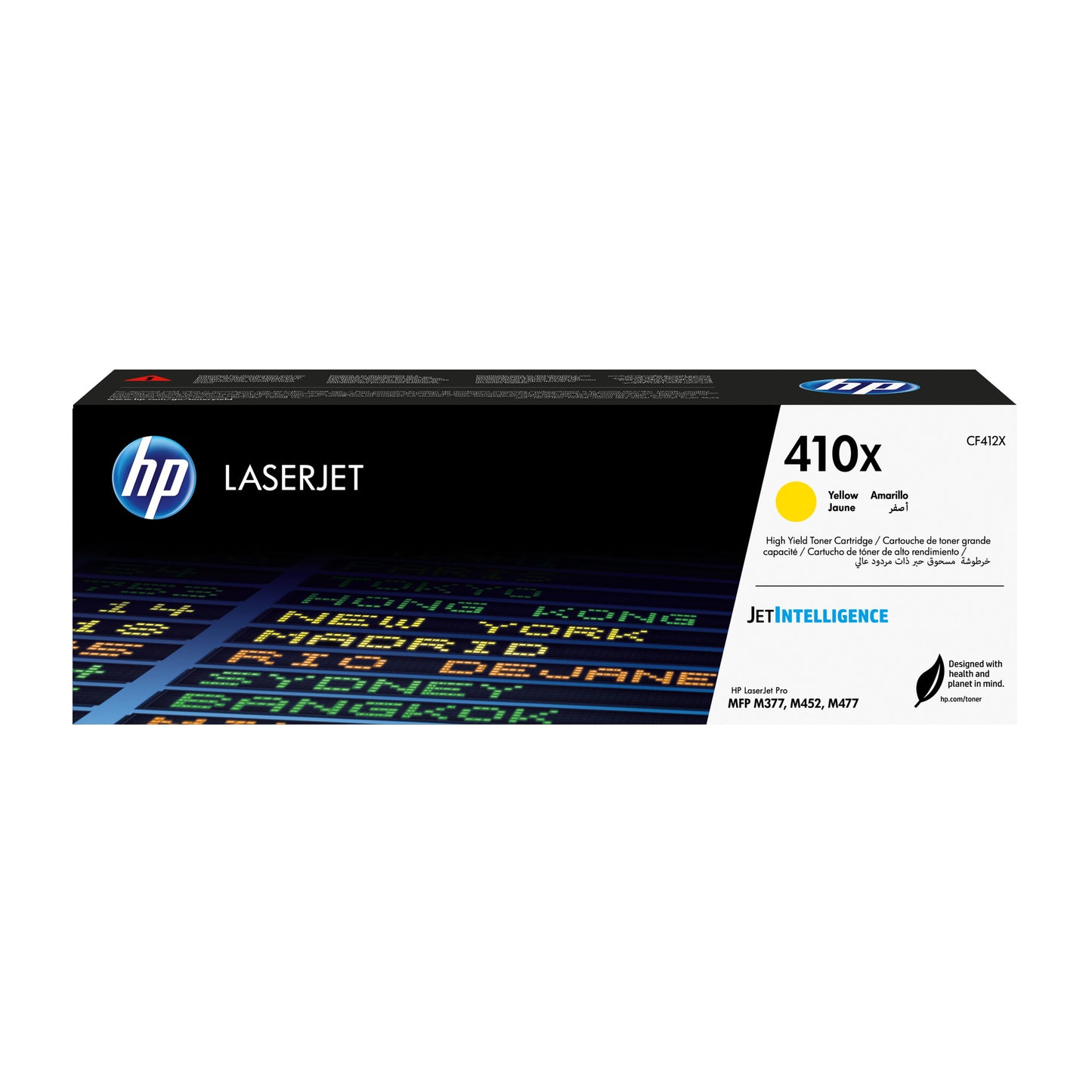 HP 410X High Yield Yellow Original LaserJet Toner Cartridge