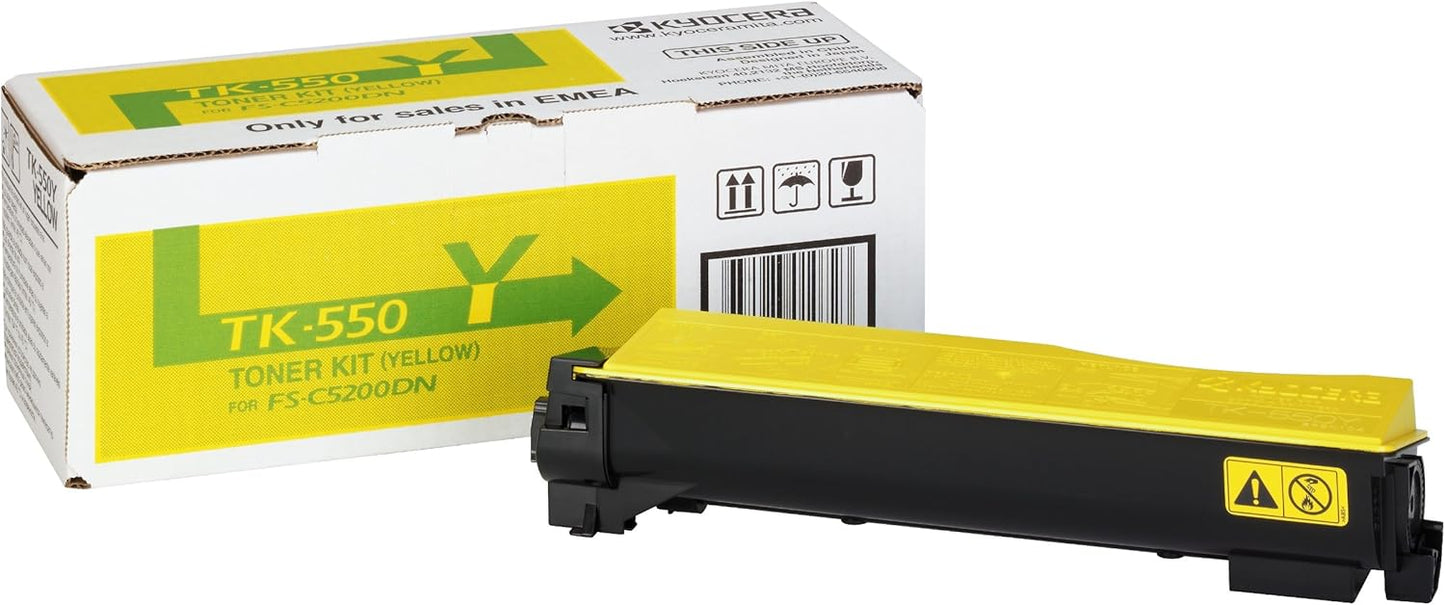 KYOCERA TK-550Y toner cartridge 1 pc(s) Original Yellow