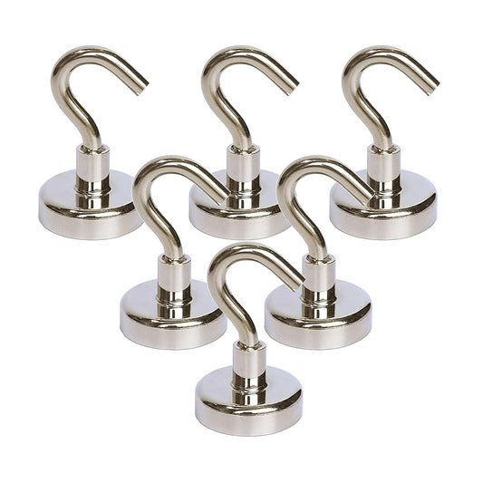MAGNET PRO MAGNETIC HOOKS 6 PACK, B07K1ZDG7D
