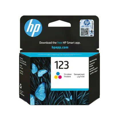 HP 123 Tri-color Original Ink Cartridge