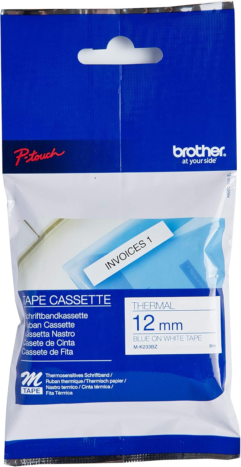 Brother M-K233B label-making tape