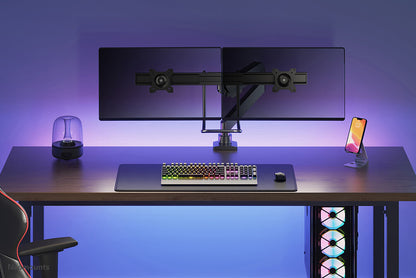 Neomounts NM-D775DXBLACK Monitor arm 10-32" - gas spring - Topfix - 180°-stop