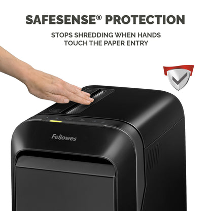 Fellowes LX Series 5050401 paper shredder Micro-cut shredding 65 dB Black