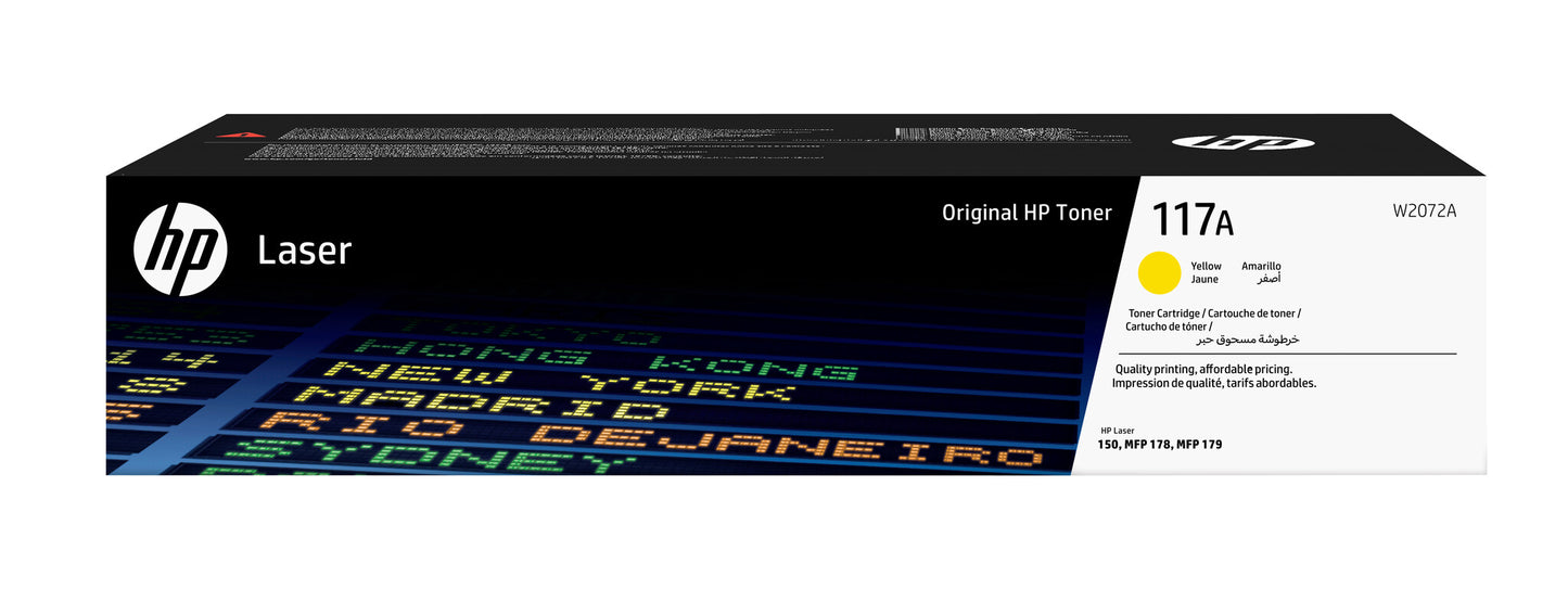 HP 117A Yellow Original Laser Toner Cartridge