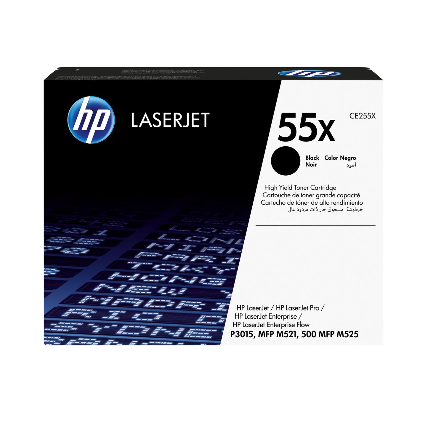 HP 55X High Yield Black Original LaserJet Toner Cartridge