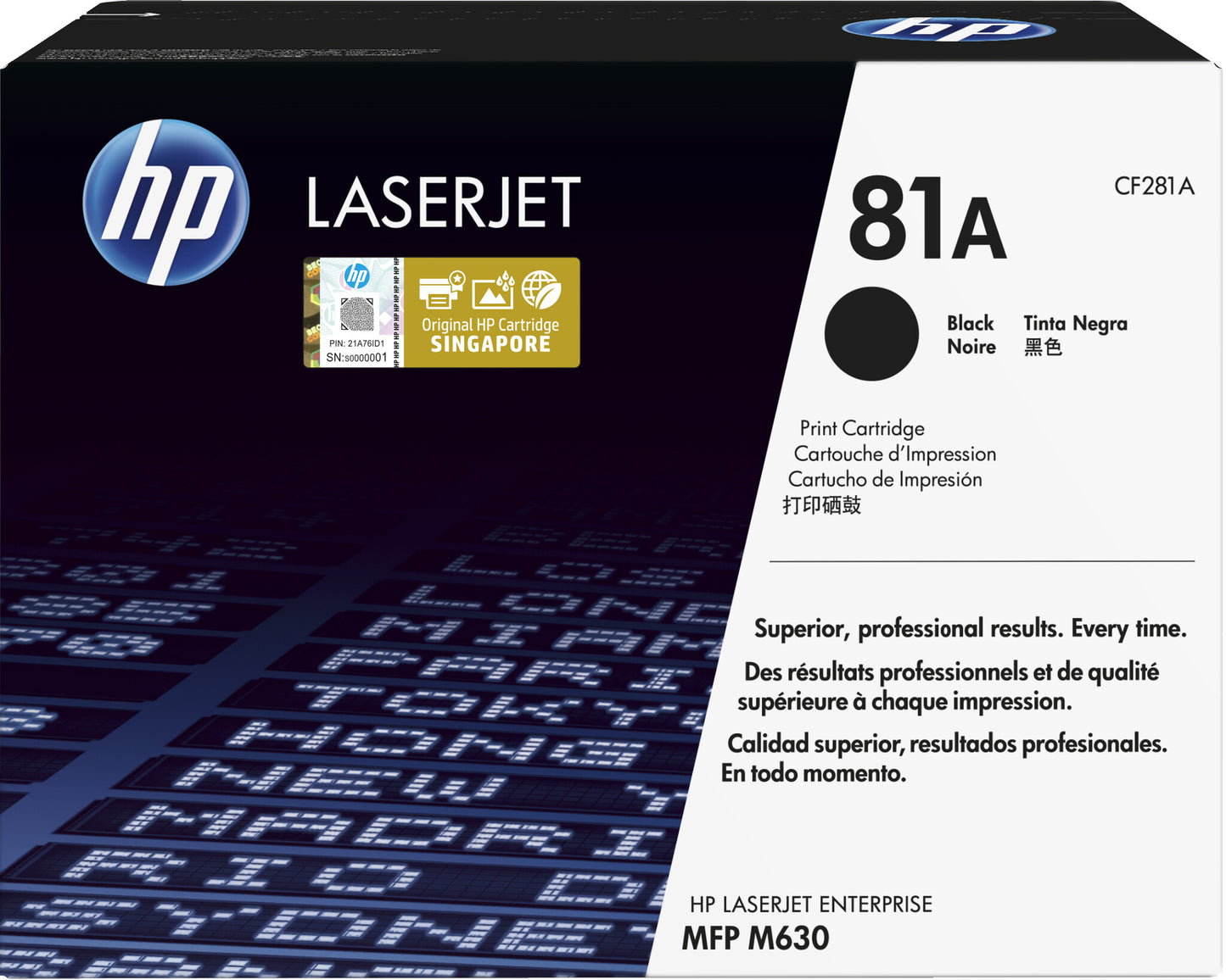 HP 81A Black Original LaserJet Toner Cartridge