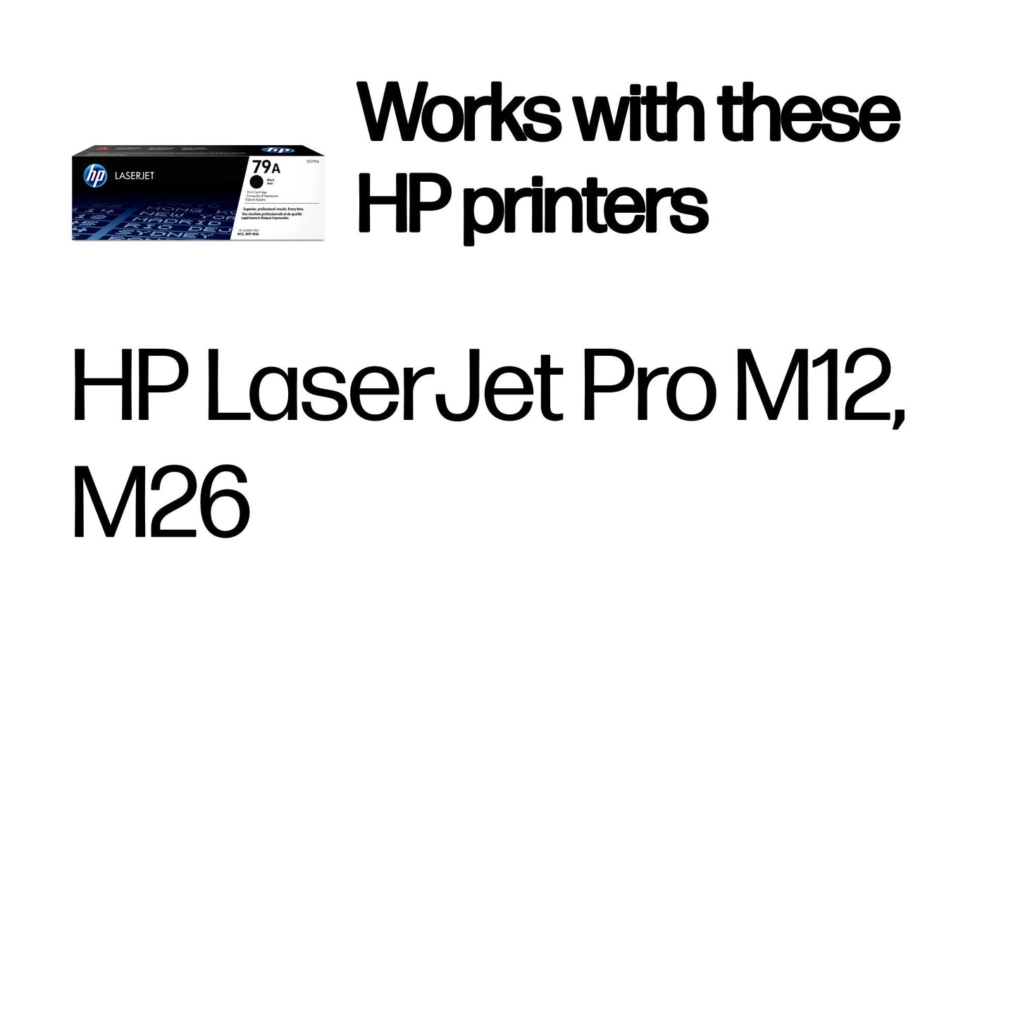 HP 79A Black Original LaserJet Toner Cartridge