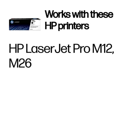 HP 79A Black Original LaserJet Toner Cartridge