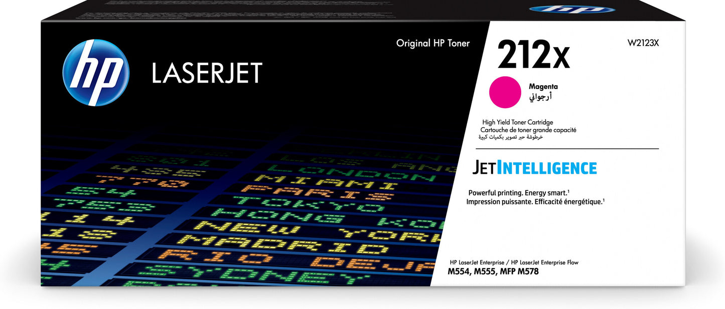 HP 212X High Yield Magenta Original LaserJet Toner Cartridge