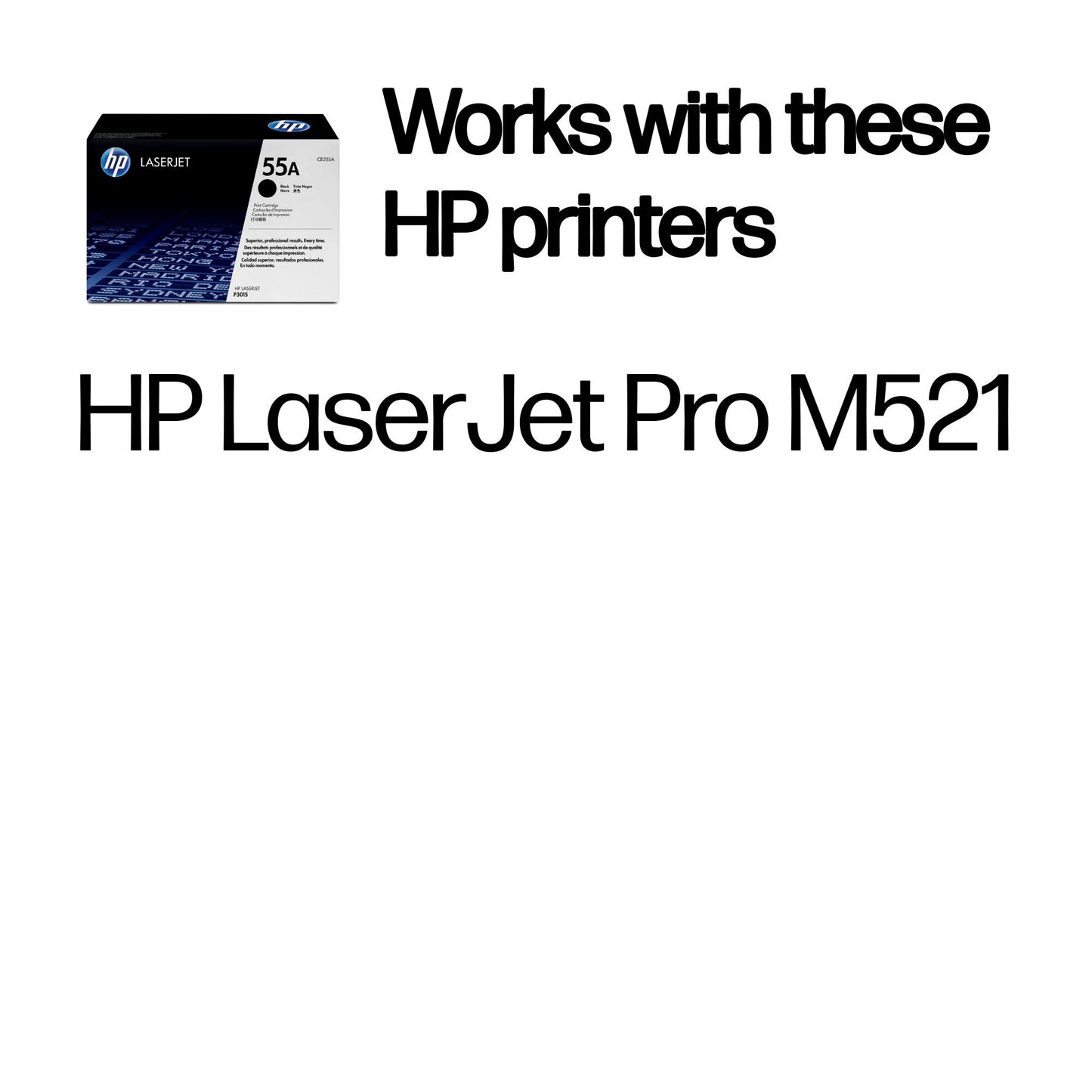 HP 55A Black Original LaserJet Toner Cartridge