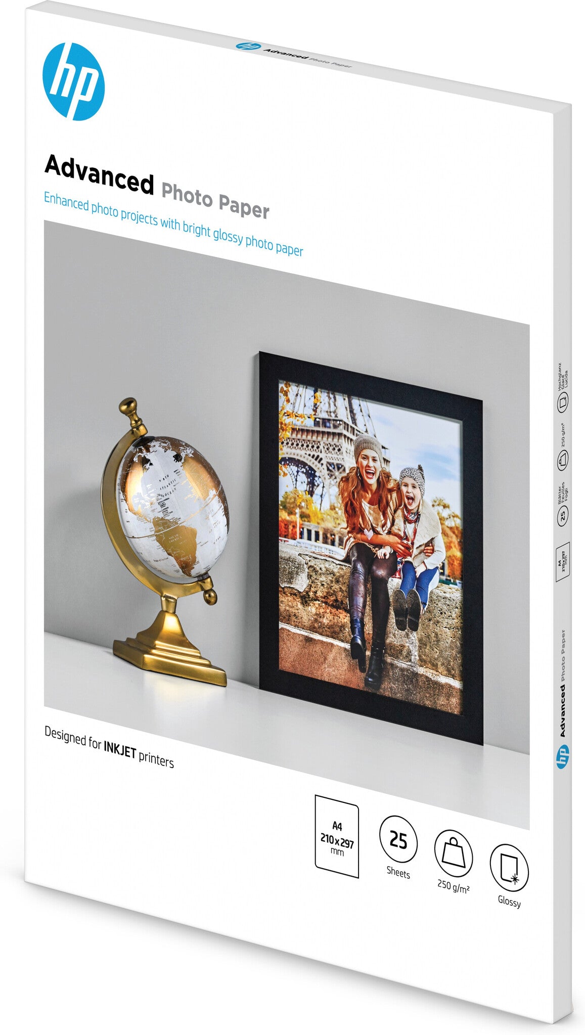 HP Advanced Glossy Photo Paper-25 sht/A4/210 x 297 mm