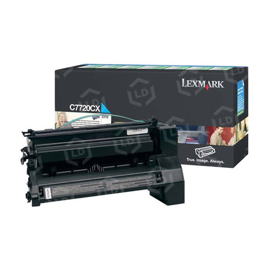 Lexmark C7720CX toner cartridge 1 pc(s) Original Cyan