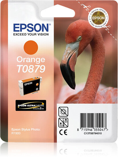 Epson Flamingo Singlepack Orange T0879 Ultra Gloss High-Gloss 2