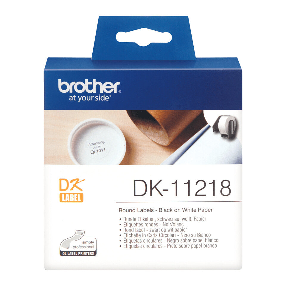 Brother DK-11218 printer label White