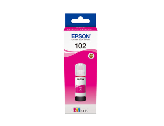 Epson 102 EcoTank Magenta ink bottle (Epson Ecotank)