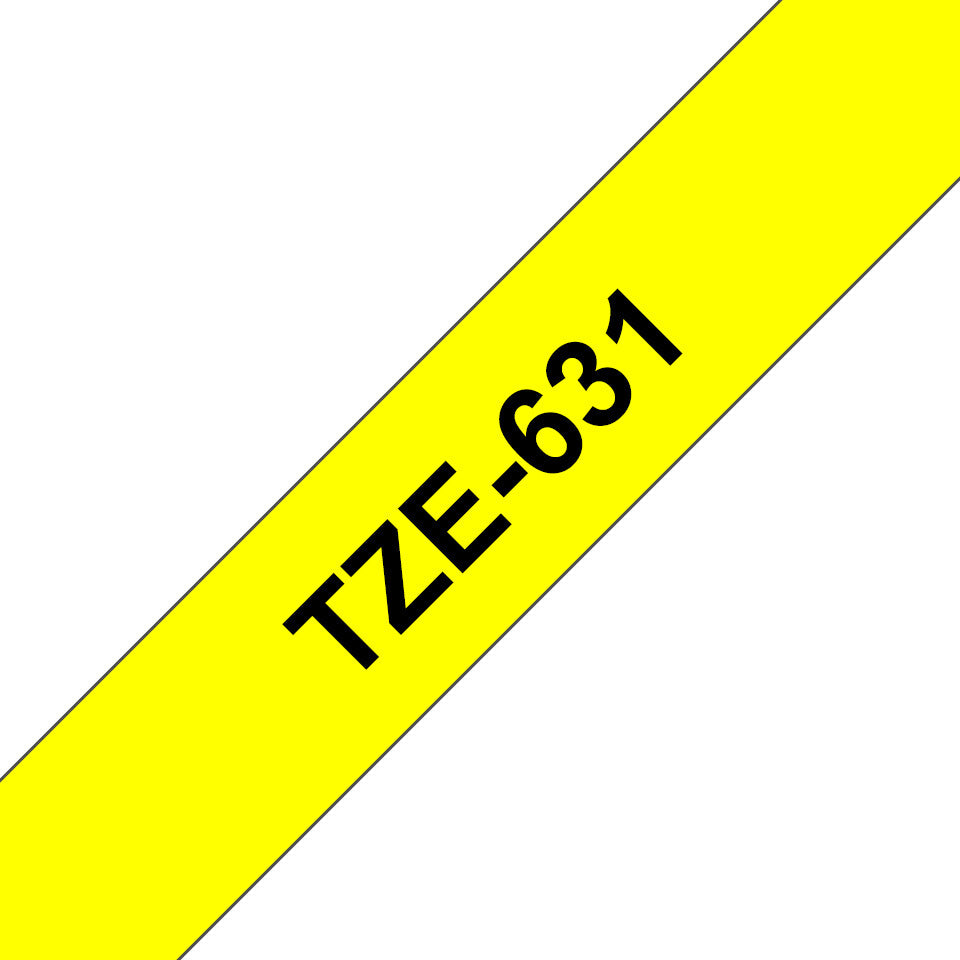 Brother TZE-631 label-making tape Black on yellow 8m, 12mm