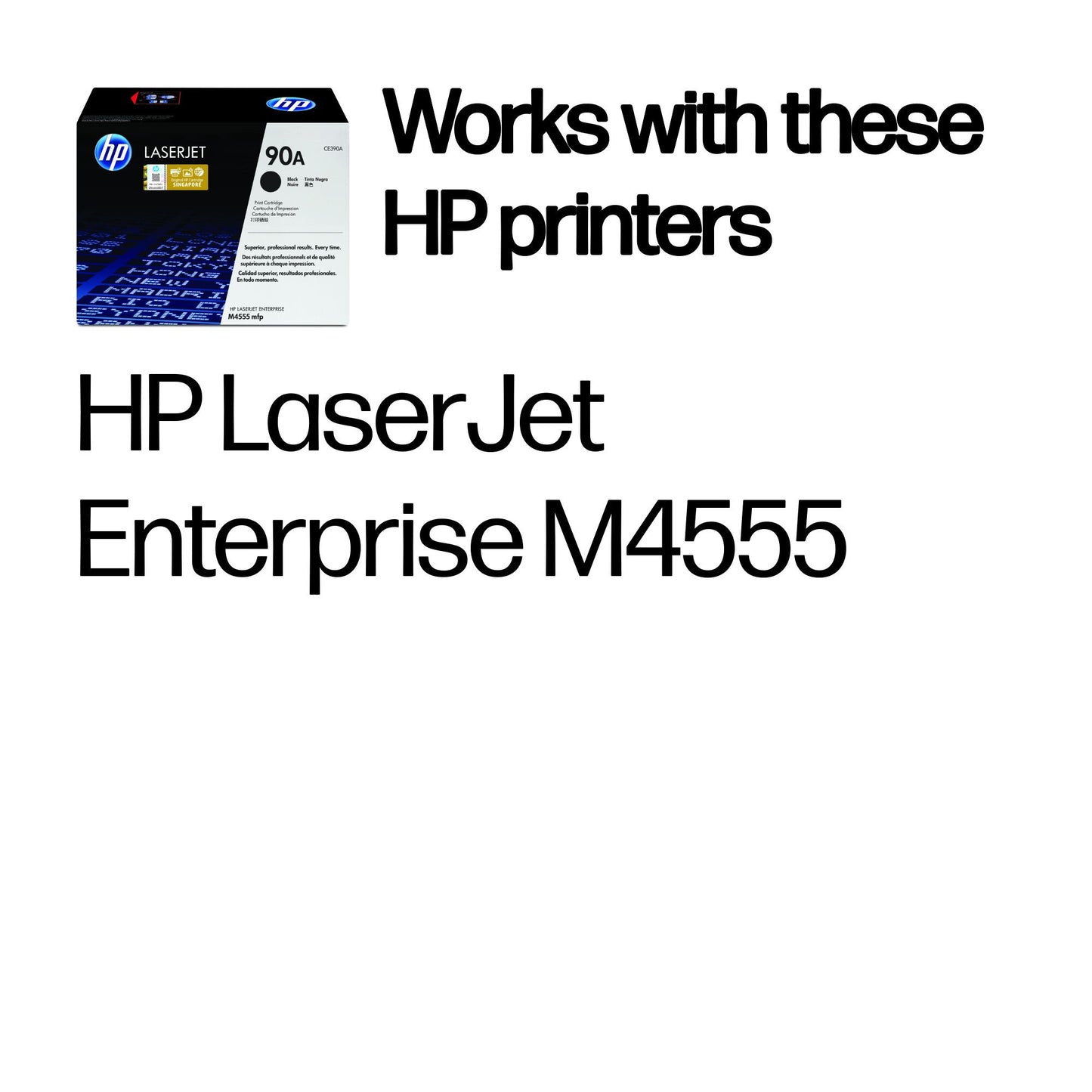 HP 90A Black Original LaserJet Toner Cartridge