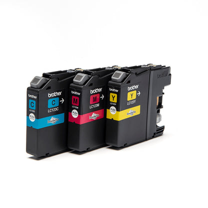 Brother LC123RBWBP ink cartridge 3 pc(s) Original Cyan, Magenta, Yellow