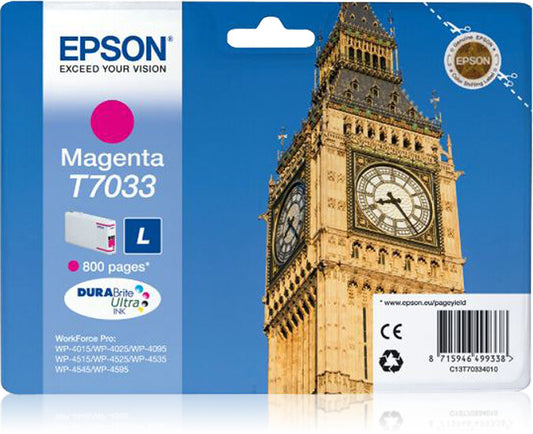 Epson Big Ben Ink Cartridge L Magenta C13T70334010