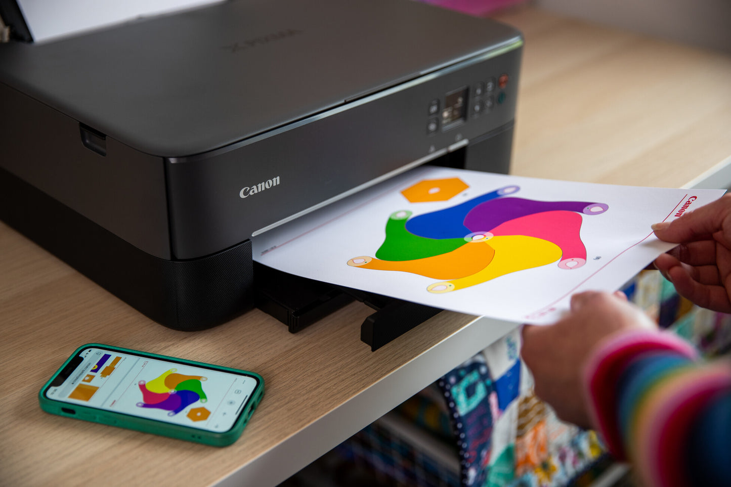 Canon PIXMA TS5350i Wireless Colour 3-in-One Inkjet Photo Printer, Black