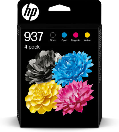 HP 937 4-Pack CMYK(4) Original Ink Cartridge