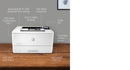 HP LaserJet Pro M404dw, Print, Wireless