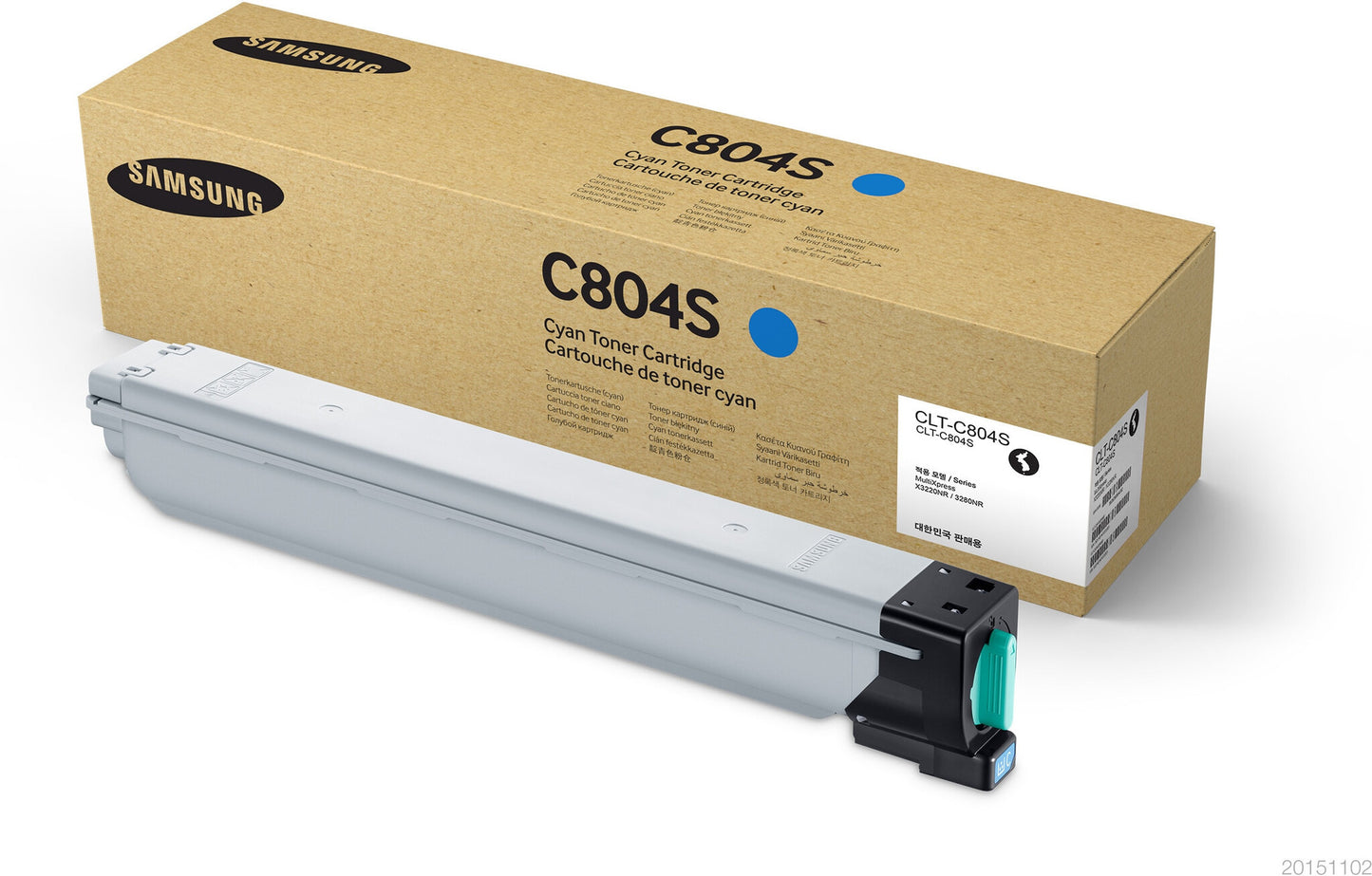 Samsung CLT-C804S Cyan Original Toner Cartridge