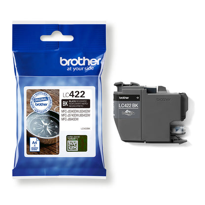 Brother LC422BK ink cartridge 1 pc(s) Original Black