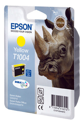 Epson Rhino Singlepack Yellow T1004 DURABrite Ultra Ink