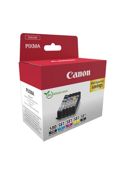 Canon 2078C007 ink cartridge 5 pc(s) Original Black, Blue, Cyan, Magenta, Yellow