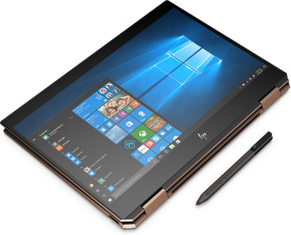 HP Spectre x360 13-ap0010na Intel® Core™ i7 i7-8565U Hybrid (2-in-1) 33.8 cm (13.3") Touchscreen Full HD 16 GB DDR4-SDRAM 1.02 TB SSD Wi-Fi 5 (802.11ac) Windows 10 Home Black, Silver