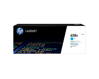 HP 658A Cyan Original LaserJet Toner Cartridge